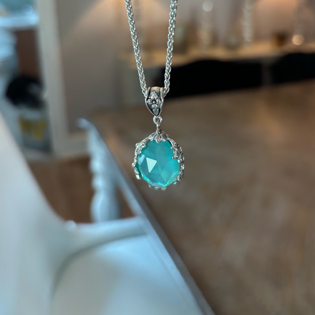 Stephen Dweck Mother Of Pearl Natural Quartz Pendant In Sterling Silver 550$